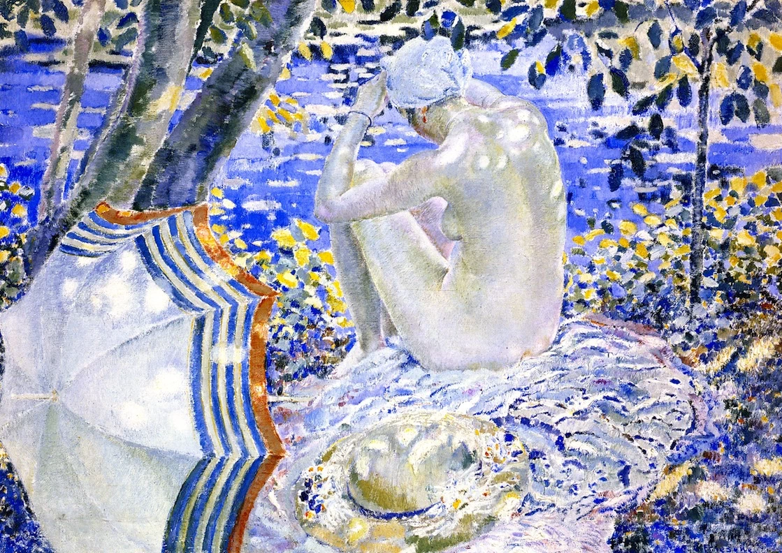Nudo sulla riva